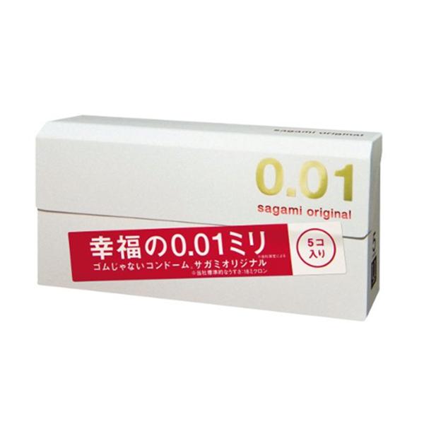 【日本原装进口】SAGAMI相模001超薄0.01mm安全套 五只装